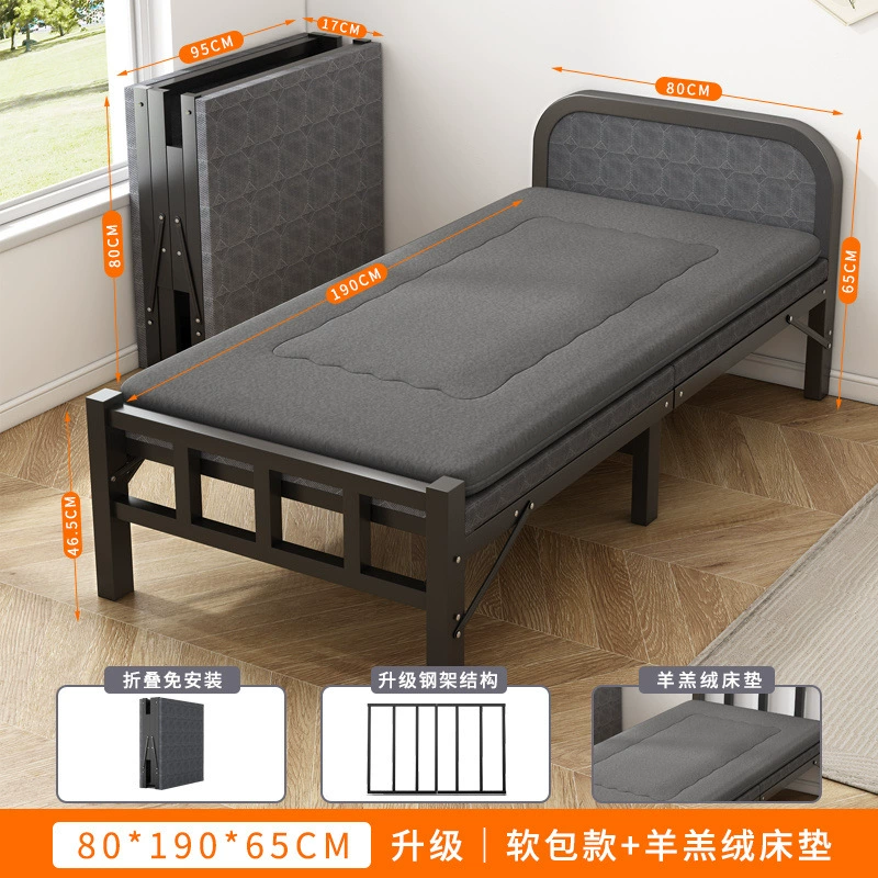Раскладная односпальная кровать для офиса, аренды дома, отдыха, без установки, не занимает места, кровать для взрослых, компаньонская кровать, фабричное производство.