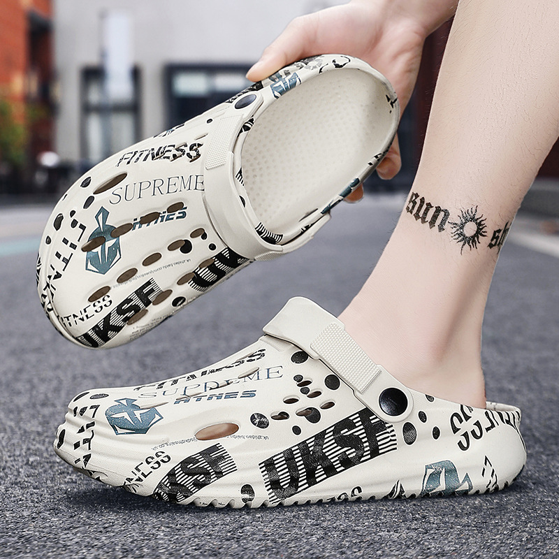 sports beach non-slip Crocs-style slippers for leisure
