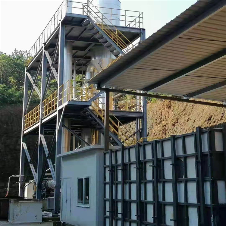 二手316L材质蒸发器 废水结晶蒸发器 2吨MVR钛材强制循环蒸发机