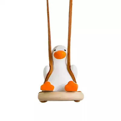 Ornaments Swing Duck Car Rearview – Car hanging - tire-duck