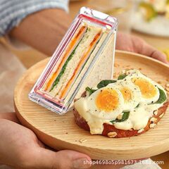 三角サンドイッチ容器 三角サンドイッチ容器 洗えるサンドイッチボックス