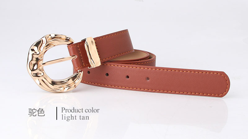 Wholesale Simple Solid Color Metal Pin Buckle Type Belt Nihaojewelry display picture 11