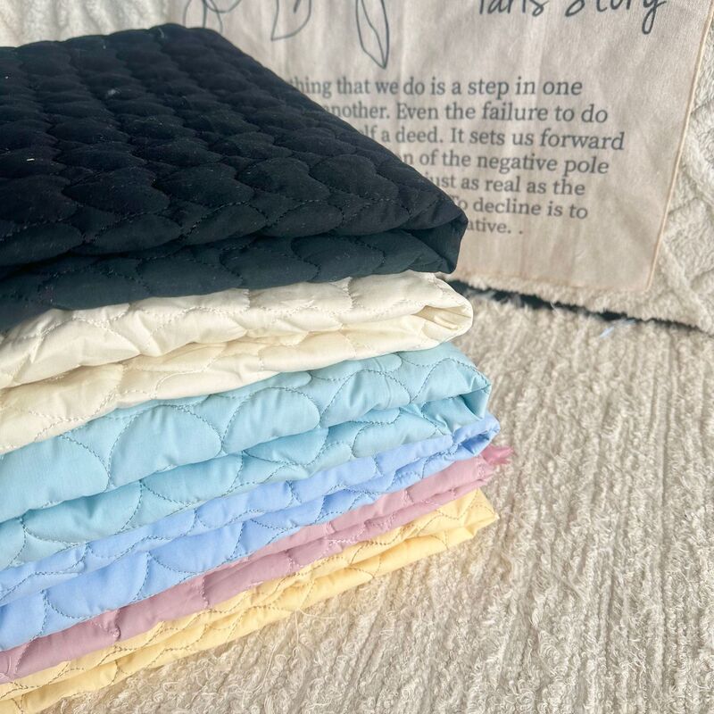 Love quilted 133*100 plain high density sand wash quilted cotton quilted cotton autumn and winter cotton-padded jacket bags diy