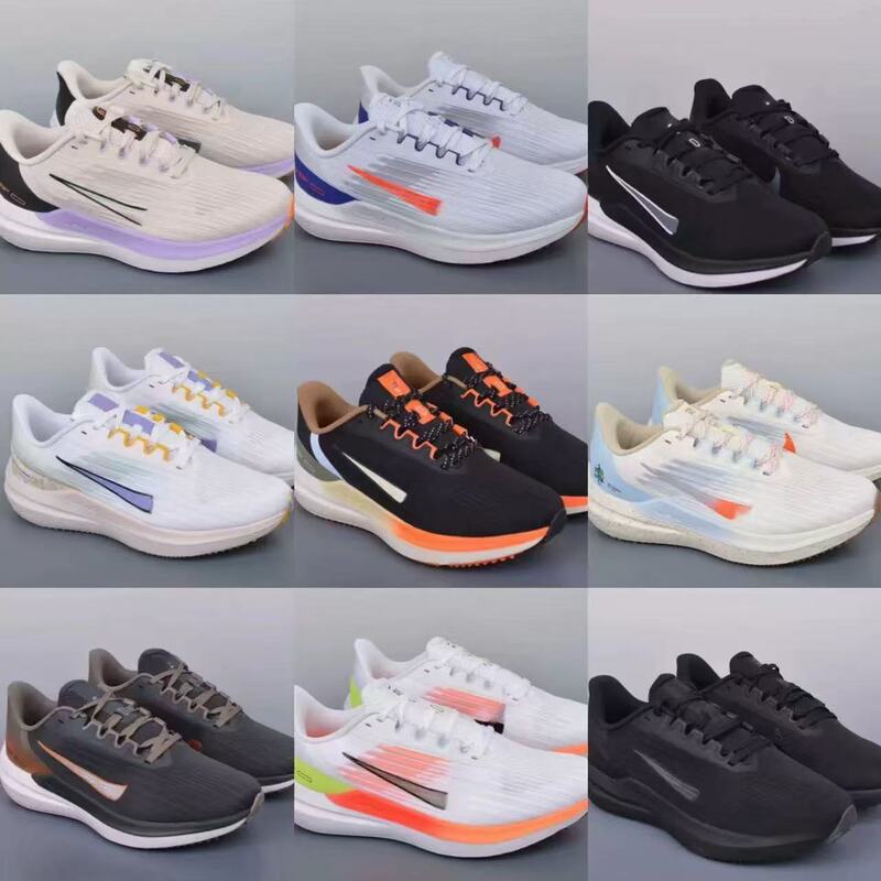 Pure Original Nai Kuan Moon-landing Pegasus V9 Summer Breathable Casual Lightweight Mesh Wear-resistant Sports Running Shoes for Men and Women