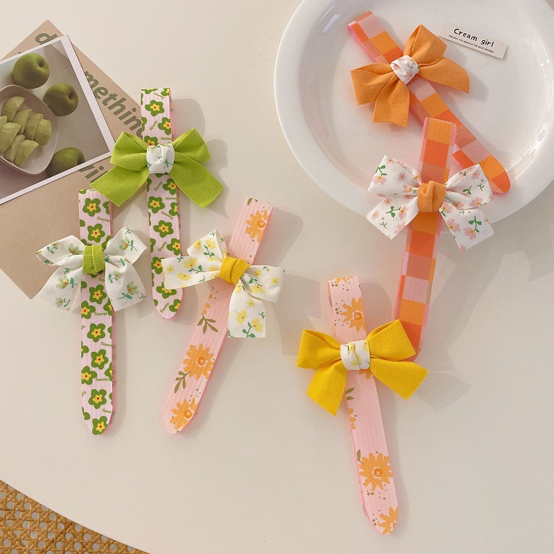 Fashion Cute Non-stick Children's Floral Bow Hair Fasteners Post Headdress display picture 1