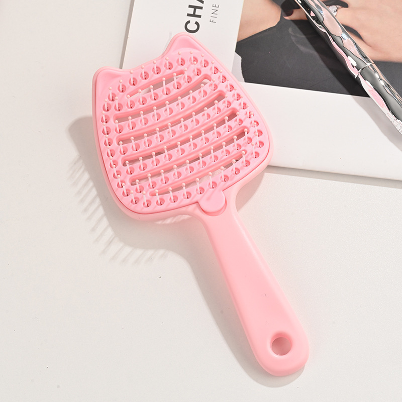 Cepillo de Pelo Grande con Cojín de Aire Plástico para Masaje Capilar en el Hogar