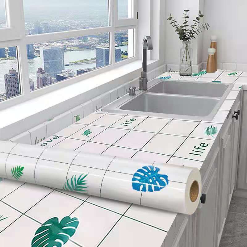 (두껍고 내유성) 인쇄 모델 - 녹색 블레이드 - 길이 10m * 폭 60cm (배송