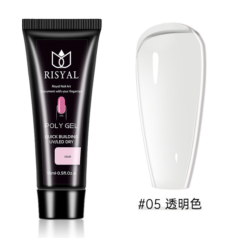 クリスタルエクステンション接着剤ポリジェルペーパーフリートレイクイックエクステンションネイルアート接着剤ゼリー接着剤チューブ光線療法モデル接着剤|undefined