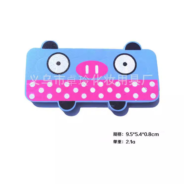 Los fabricantes suministran dibujos animados de animales EVA dedo del pie separador Caracol dedo del pie separador dedo algodón impresión D