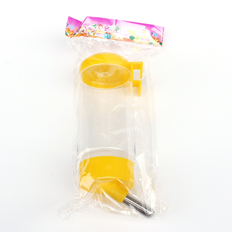 Fuente de bebida para mascotas perro simple dispensador de agua colgante fuente de bebida 400ML suministros para mascotas en stock al por mayor