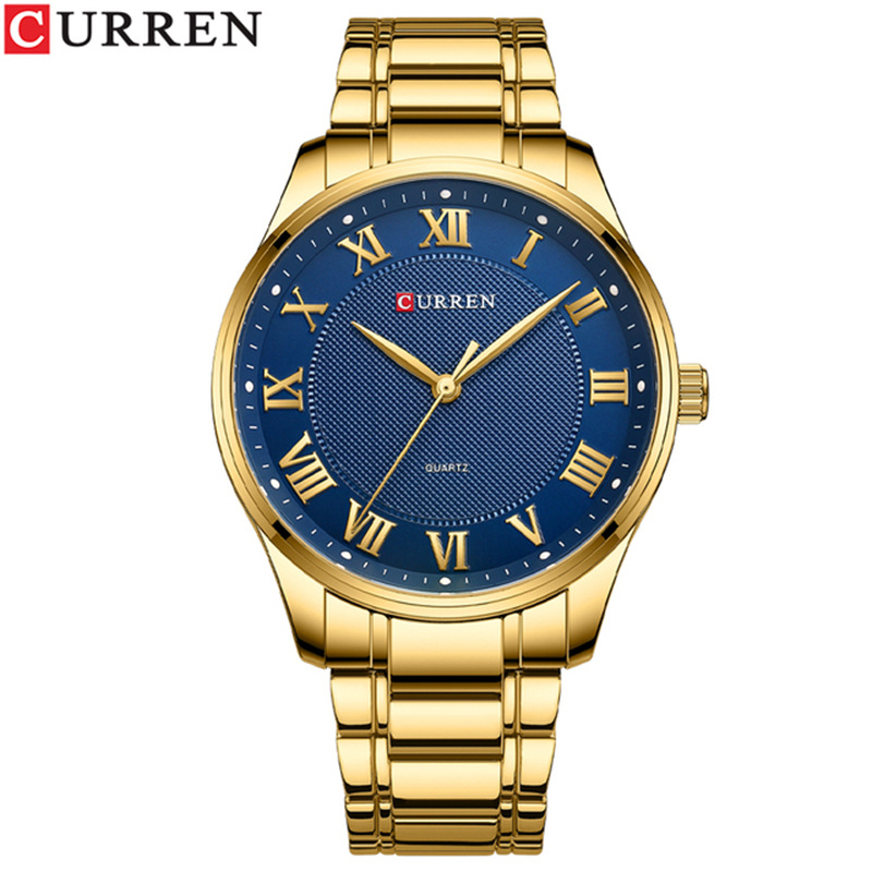Curren reloj de cuarzo para hombre de negocios simple reloj de negocios a rayas reloj casual reloj de comercio electrónico image 6