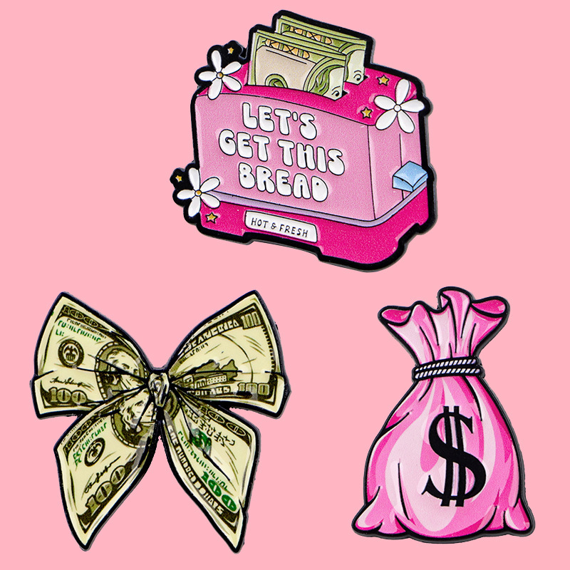 Us Dollar Symbol Brooch Cartoon Metal Badge Creative English Letter Jewelry Medal Clothing Brooch English Accessories Us Dollar Symbol Brooch Cartoon Metal Badge Creative English Letter Jewelry Medal Clothing Brooch English Accessories
