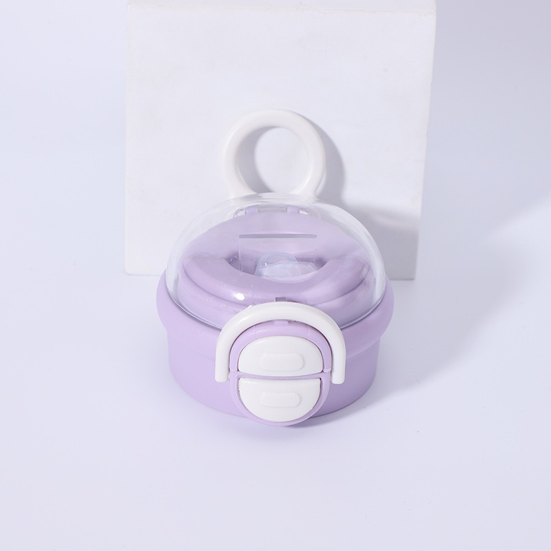 Student And Top Quality Children's Bottle Plastic Anti-Fall Thickened Water Dual-Drink Straw Lid, Cup Accessories_voghion.com