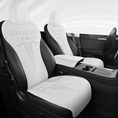 Tesla Model 3 Seat Cover Cushion Suitable for Model Y Three-Piece Set Small Waist Half-Cover Car-Specific
