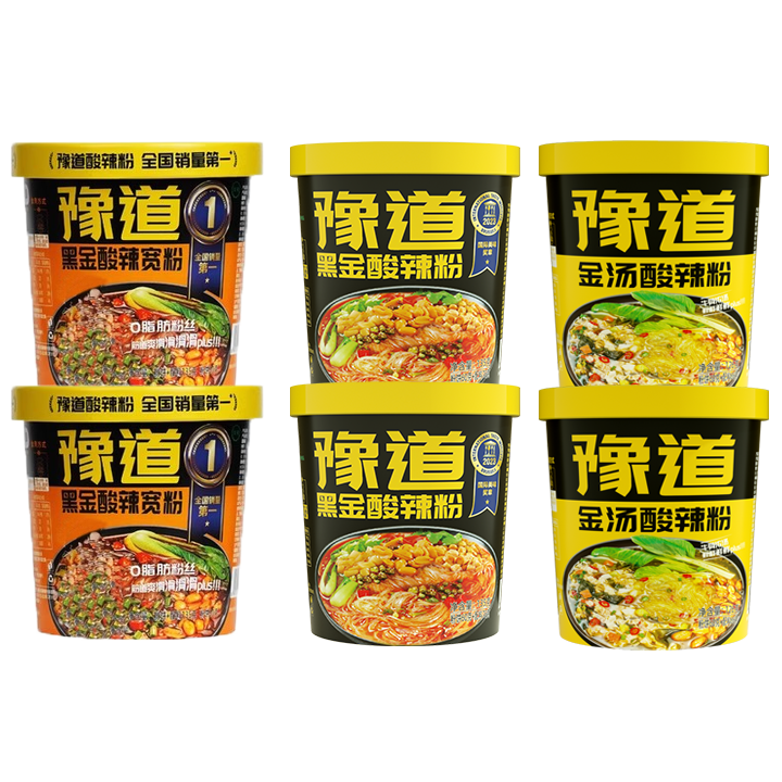 [핫한 신라면 조합] 블랙 골드*2통 + 와이드 누들*2통 + 골든 수프*2통