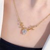 Pendant, advanced necklace, fashionable chain for key bag , internet celebrity, high-end, bright catchy style, 2023 collection