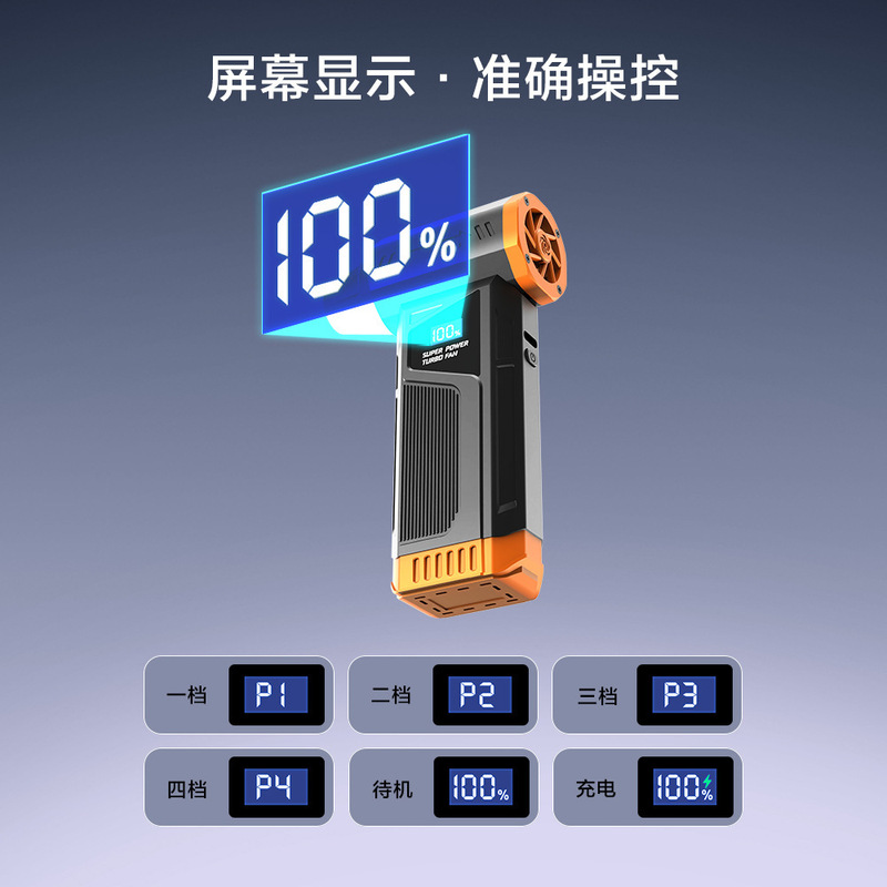 2025年9月新款暴力风扇吹尘器涡轮风扇手持便携式迷你除尘器|undefined