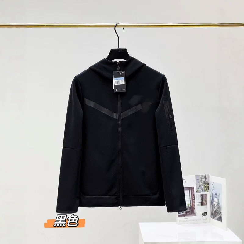 Cross-Border In-Stock Overseas Version Tech Fleece Windrunner Casual Sports Hooded Jacket Unisex