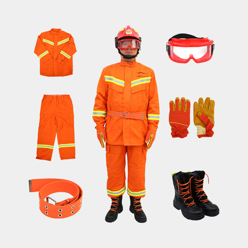 消防火灾阻燃服套装6件套火场救援抢险装备灭火阻燃服防护服