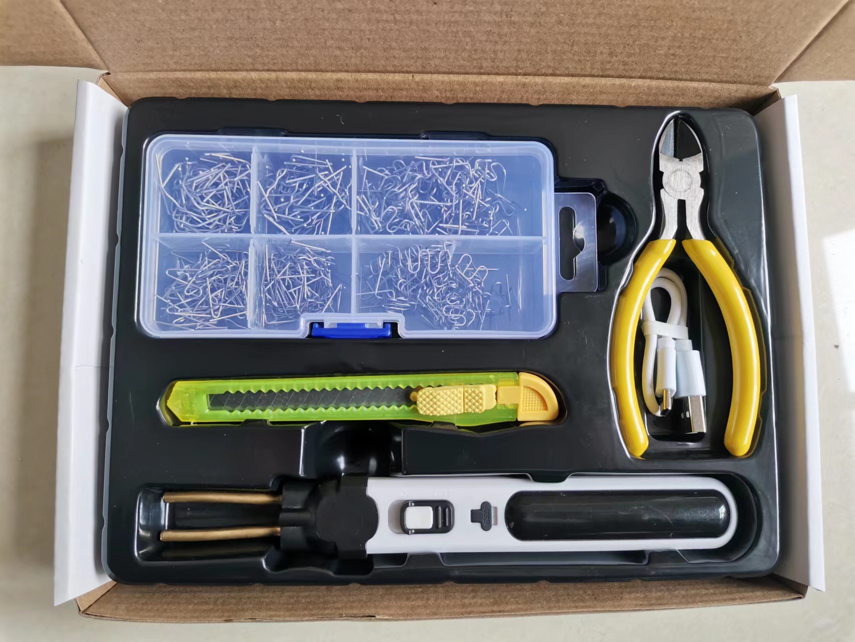 De litio eléctrico de uñas caliente pluma de plástico productos parachoques del coche de reparación de soldadura eléctrica pluma de hierro