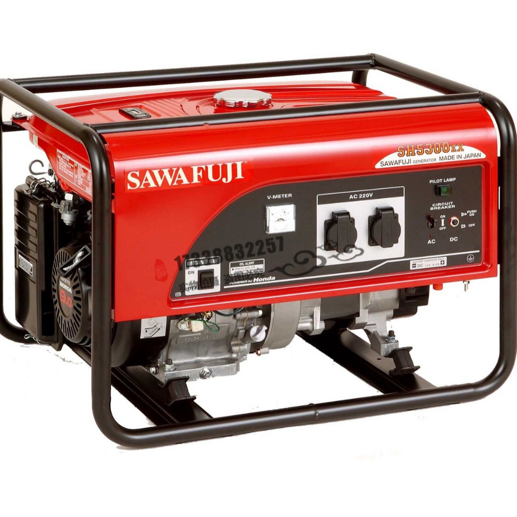 3.2KW泽藤本田汽油发电机组3.8KVA发电机组SAWAFUJI进口SH4600EX