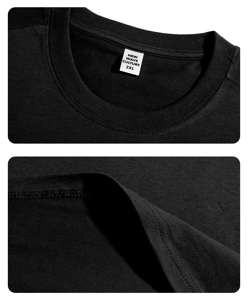 Mode américaine peinture à l'huile à manches courtes t-shirt hommes demi manches coton ample oversize Couple costume T-shirt_voghion.com