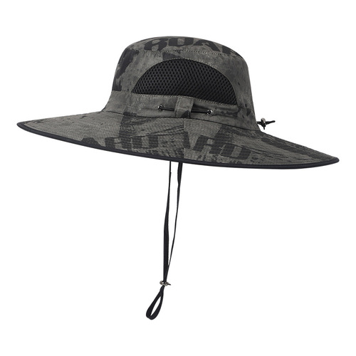 Over-ear fishing hat for men with a circumference of over 60cm, summer fishing and mountain climbing sun hat for big faces and large heads, sun protection hat