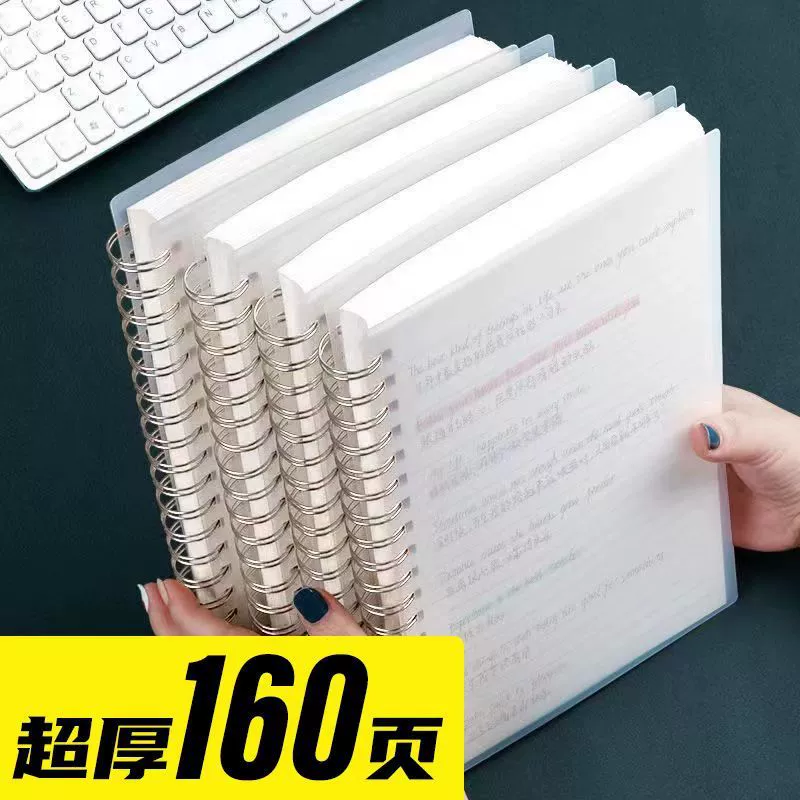 Утоленные B5 катушки книги для студентов тетради A5 сетка блокнот