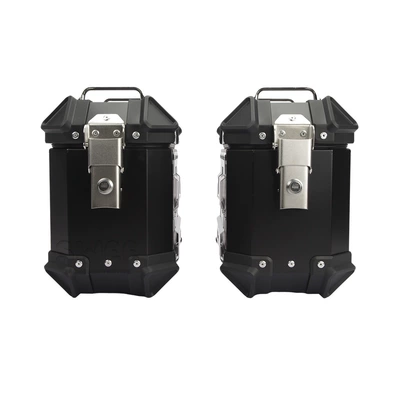 electric car tail box storage: Motorcycle trunk - 18l-side-box-black