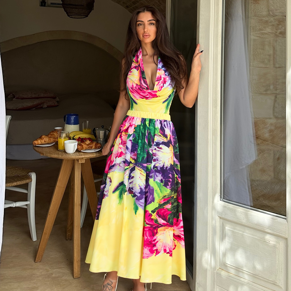 Damen Badeanzug Mit Floralem Muster Für Den Sommer Regular Fit_voghion.com