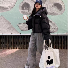 美式短款羽绒棉服女冬季2024新款泡芙肯豆棉衣棉袄加厚面包服外套