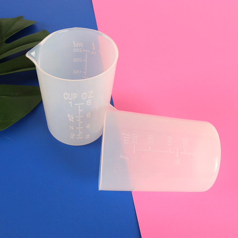 250ml硅胶量杯 水晶滴胶免水洗量杯 DIY制作工具