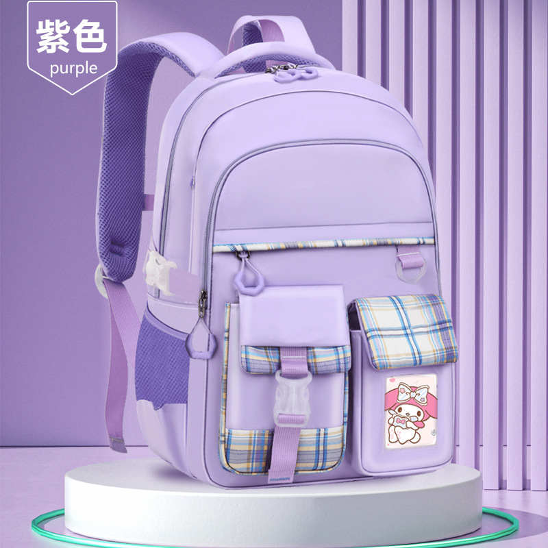 Mochila escolar de niñas para estudiantes de secundaria secundaria y secundaria, mochila de hombro ligera impermeable de gran capacidad para niños de grado 36