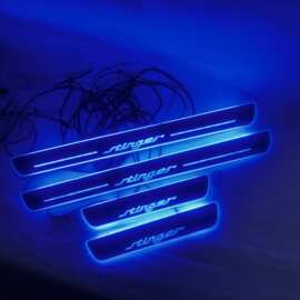 4片适用于起亚STINGER流光幻彩门槛条 stinger带LED灯迎宾踏板