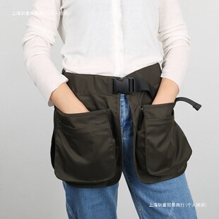 Trendy Outdoor Multi-Functional Multi-Flap Pocket Pants Zipper Waist Bag Ins Men's and Women's Niche Sports Fashion Belt Apron Girdle