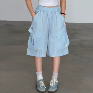 女童裤子夏季薄款2026新款巨好看儿童大童初中生女孩独特炸街短裤