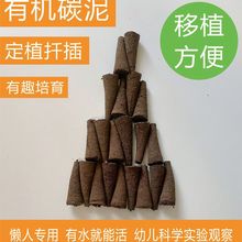 无土栽培种植基质免间苗育苗定植阳台室内水培碳棉无土碳棉生物