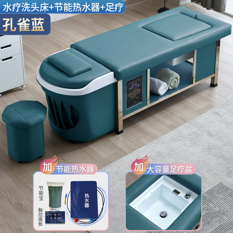 Peacock Blue - lavabo + circulación de agua + calentador de agua