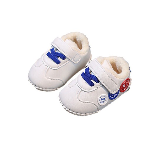 Winter 0-6-12 months baby walking shoes soft soles one-year-old infants cartoon padded cotton shoes