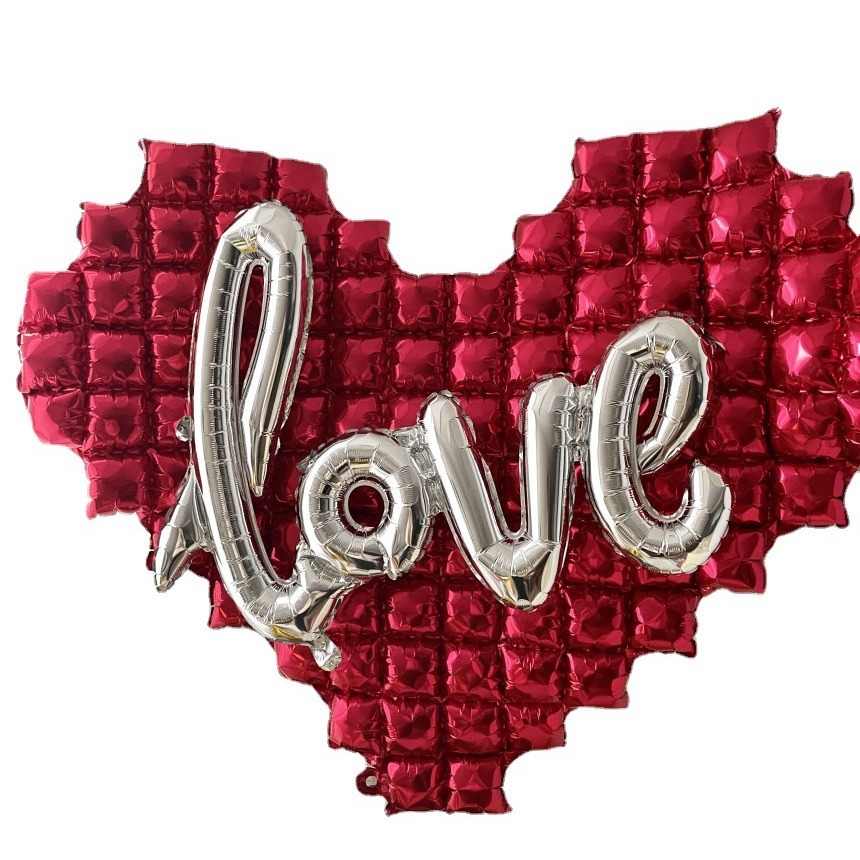 Decorazioni per la camera da letto per San Valentino, proposte d'amore, esposizioni di palloncini per il Festival Qixi 520, attività nei centri commerciali, articoli per feste unisex._voghion.com
