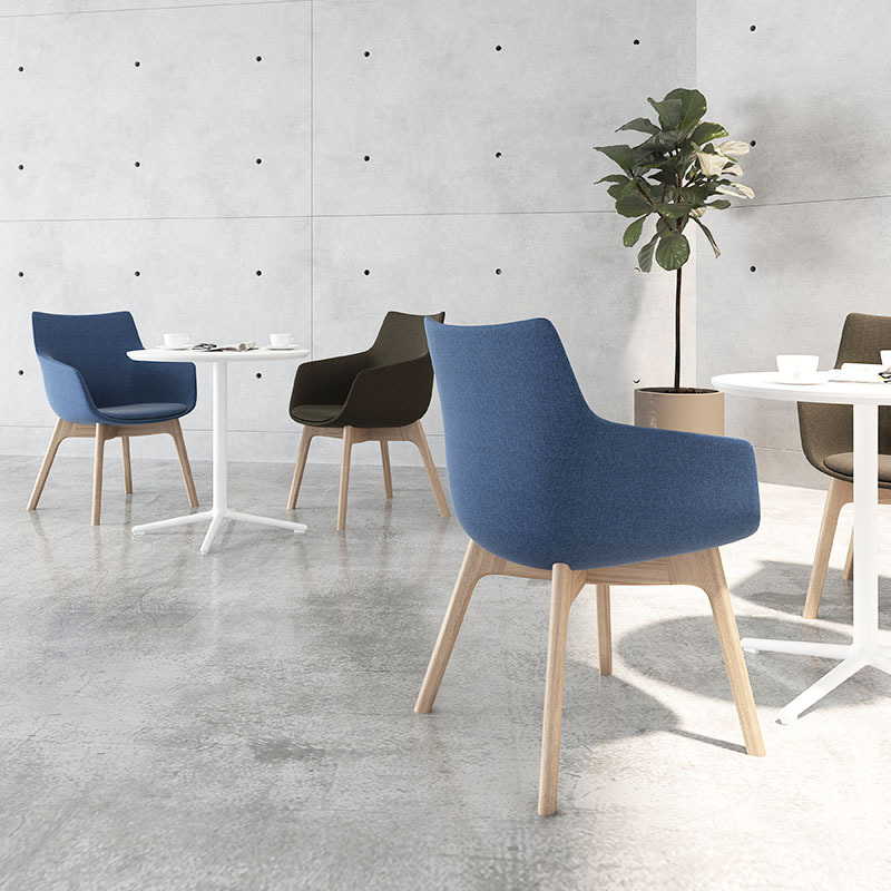 Office Nordic Leisure Sofa Chair Commercial Single Reception One Table Four Chairs Fabric Sofa Coffee Table Combination