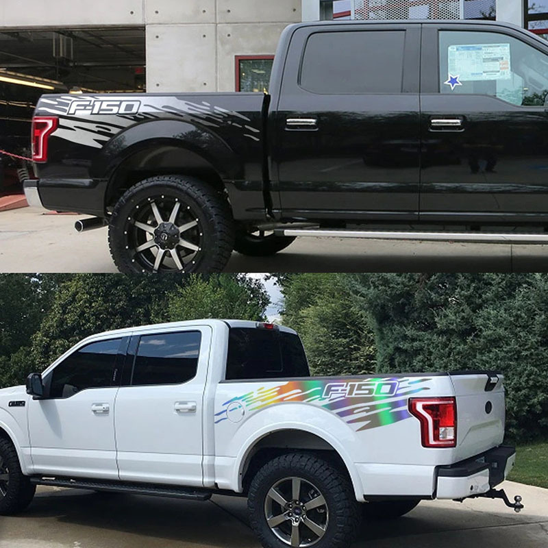 Progettato per l'uso su Ford Raptor F150 adesivo per auto adesivo decorativo per bagagliaio per cambio carrozzeria camioncino Latte Pickup_voghion.com