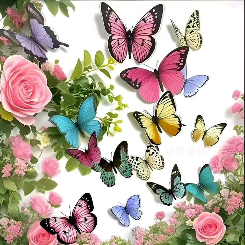 Decorative 3d Butterfly Wall Stickers For Home Decor Diy Design_voghion.com