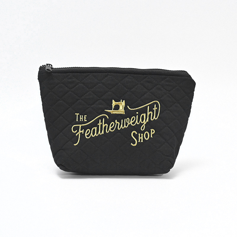 化妆品棉布拉链袋 时尚简约棉布手拿包 厂家刺绣收纳包加印LOGO