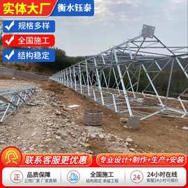 避雷塔单管通讯塔圆钢信号塔美化铁塔防雷四柱角钢塔架避雷针塔
