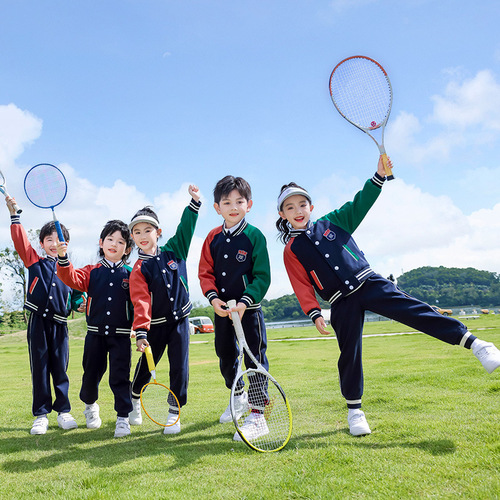 幼儿园园服春秋装英伦儿童秋季运动会开幕式班服三件套小学生校服
