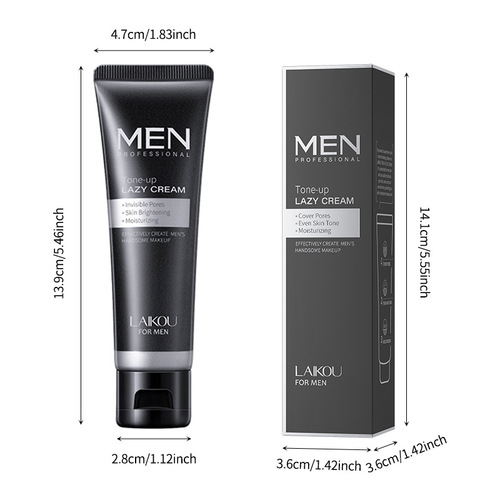 Cross-border Laiko men's plain face cream 50g plain face cream English packaging skin care products