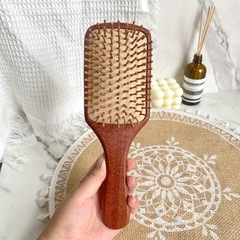 Red sandalwood air bag air cushion comb head massage men and women special wooden comb smooth hair curly hair women and men large board comb wholesale
