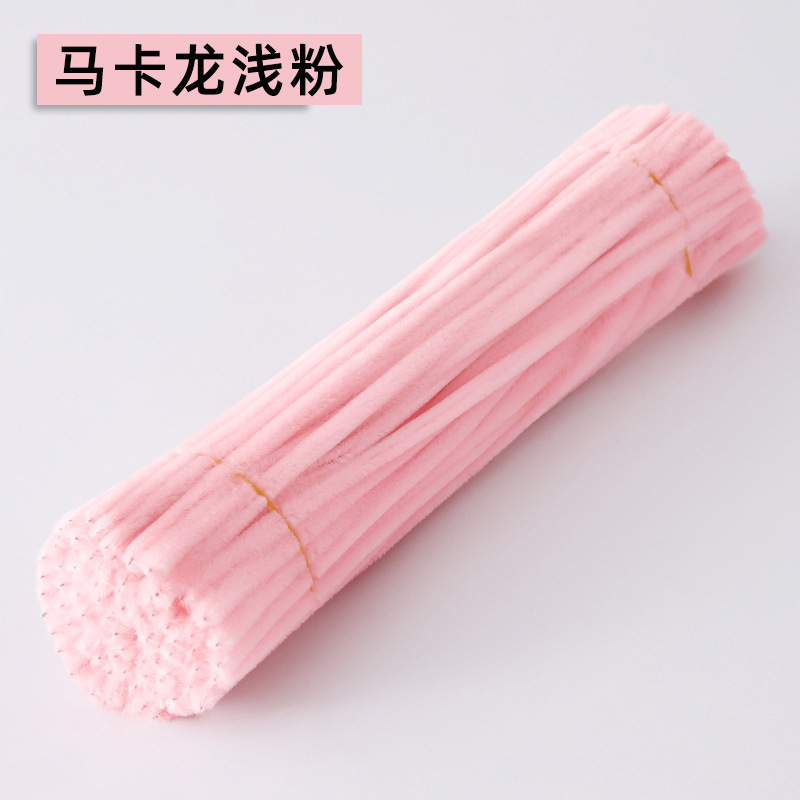 カラフルな超密ツイストスティック手作りdiy材料メーカー卸売りマカロンツイストスティック太字子供手作り|undefined