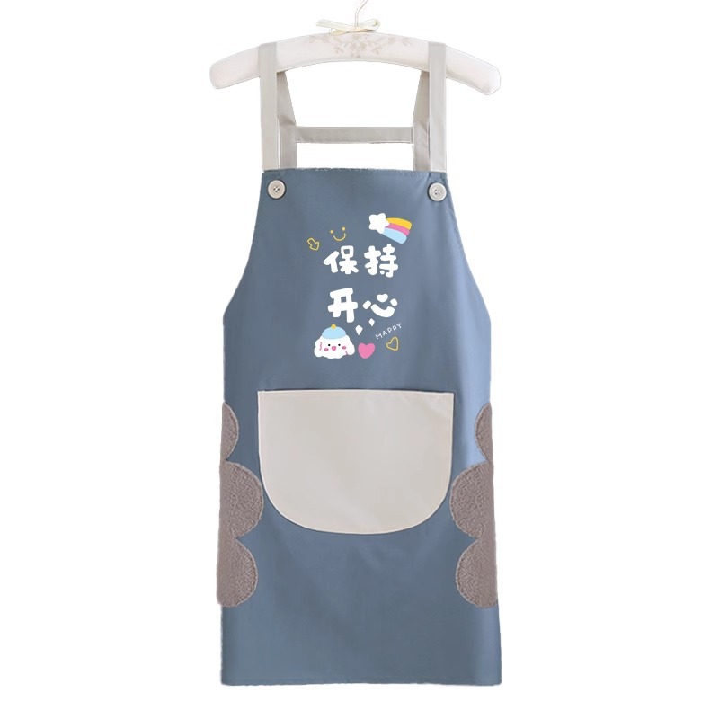 Delantal 2025 nuevo estilo cocina casera impermeable y a prueba de aceite, ropa de trabajo de cocina, cintura para mujer, catering, moda, manos limpiables